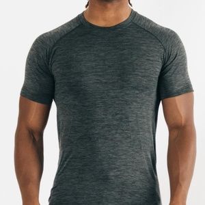 Alphalete Hero Seamless Short Sleeve - black marl